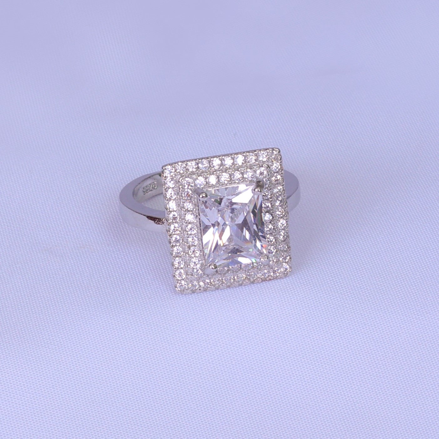 Silver Classic Solitaire Ring